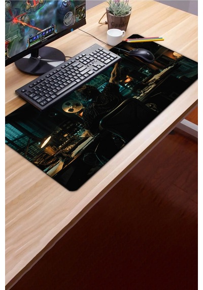 Sonictouch Klavye Mousepad 40x90cm Dikişsiz Pürüzsüz Sıvı Geçirmez Kaymaz Taban Perde Arkası