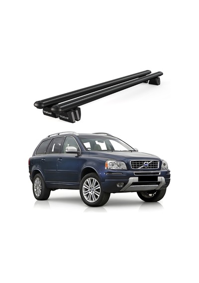 Pençe Volvo Xc90 Suv 2003-2015 Uyumlu Siyah Ara Atkı Port Bagaj Tavan Barı