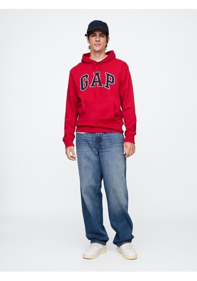 Gap V-frch Ft Heritage Logo Po Snl Erkek Sweatshirt-7987 Kırmızı