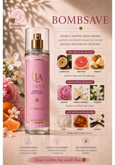 Bombsave Vücut Spreyi 200 Ml