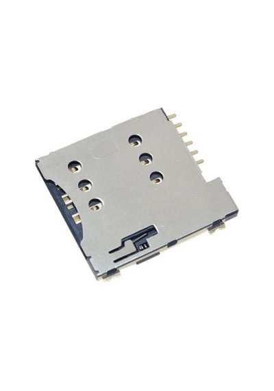 Micro Sim Kart Soket 6 Pin Self Push Holder Gsm Apple Iphone 4 Uyumlu