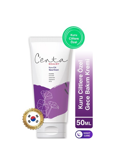 Centa Beauty Kuru Ciltler İçin Gece Kremi 50 ML
