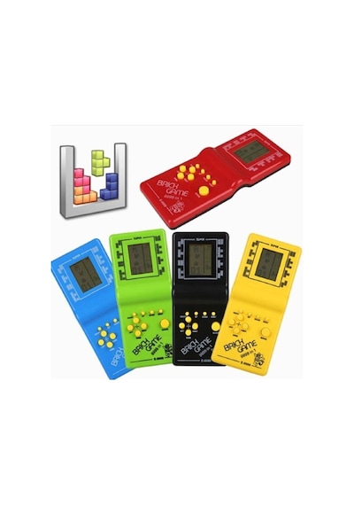 Nostalji Oyuncak El Atarisi  Tetris Brick Game Sarı.kırmızı.mavi.yeşil