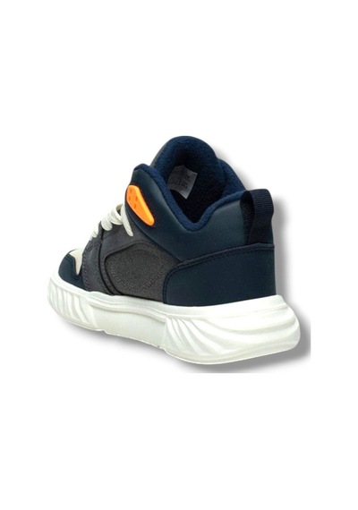 Alessio 537-26 Cilt Anatomik Filet Çocuk Sneaker Lacivert Füme Bej 31-35 Lacivert
