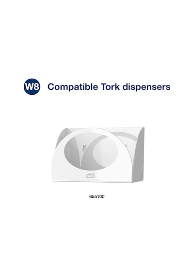 Tork Nonwoven Ağır Kirler İçin Beyaz Temizlik Bezi 45'li 8 Paket