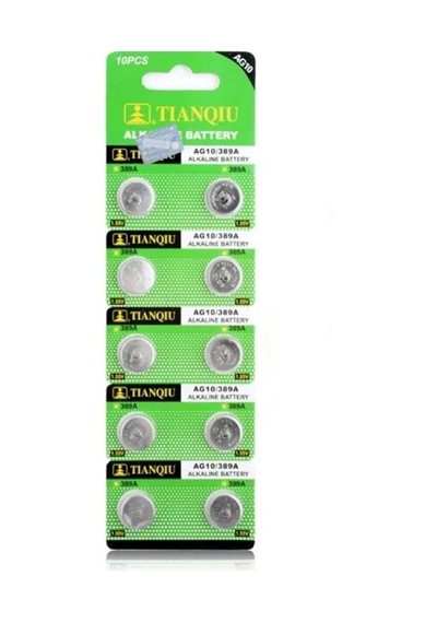 Magicool Tıanqıu Ag10 Lr1130/389 Alkalin 10'lu Düğme Pil Çok Renkli