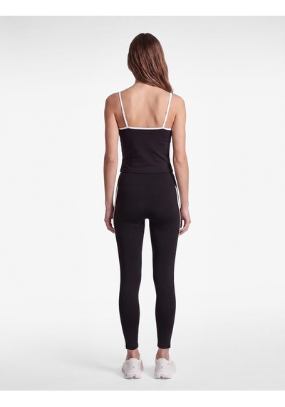 Koton Yüksek Bel Biyeli Slim Fit Spor Tayt Siyah 7wak40004nk