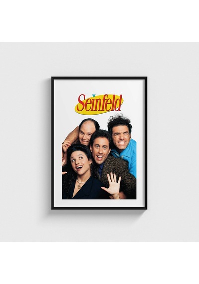 Seinfeld Dizi Posteri Tablo Çerçeveli Poster Duvar Dekorasyonu Siyah Çerçeveli Tablo Siyah Çerçeveli Tablo Dn11d469sıyah