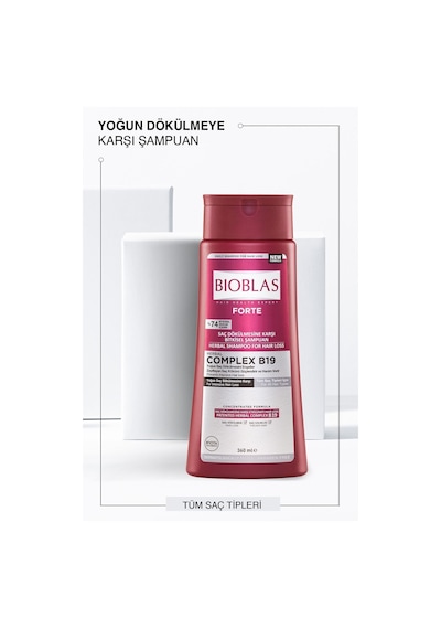 Bioblas Forte Şampuan 360 ml - Yoğun Dökülme Şampuanı