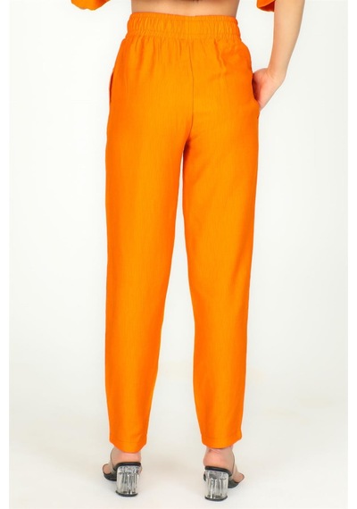 Sortie Collection Bel Lastilkli Beach Model Pantolon Oranj