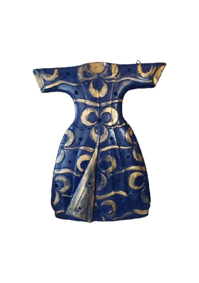 El Yapımı Lacivert Dekoratif Osmanlı Kaftan.