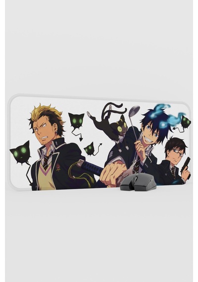 Ao No Exorcist Blue Exorcist Anime V5 - 70x30 Xl Gaming Kauçuk Kaymaz Taban Mouse Pad Fare Altlığı