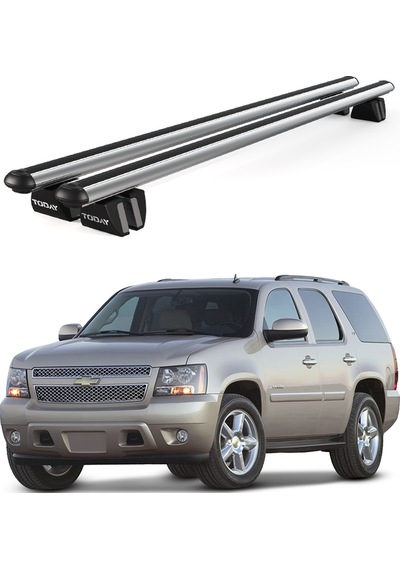 Pençe Chevrolet Tahoe 2007-2014 Uyumlu Gri Ara Atkı 135cm Port Bagaj Tavan Barı