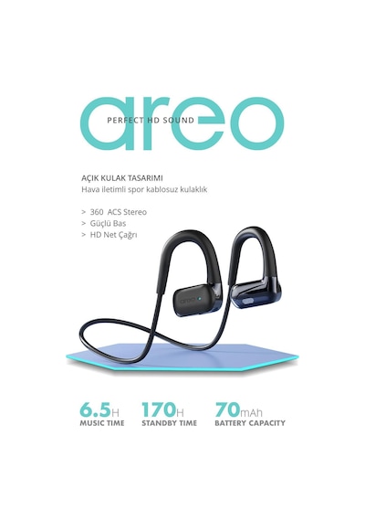 Powerway Areo Kulak İçi Bluetooth Kulaklık