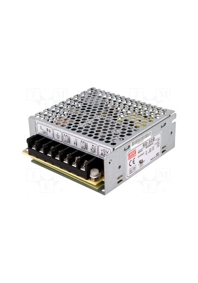 Meanwell Rd-50b ,110v..220vac 5vdc/6a 24vdc/2a Güç Kaynağı