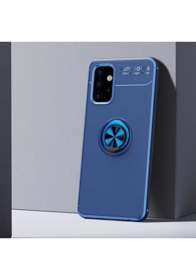 Galaxy A32 5G Kılıf Zore Ravel Yüzüklü Silikon Kılıf