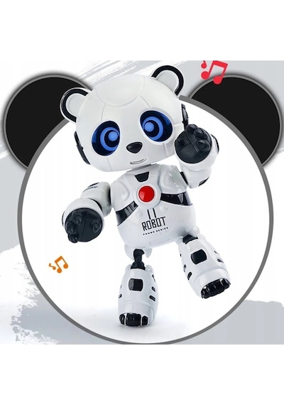 Sevimli Robot Panda Ilk Oyun Arkadaşım Sesli Işıklı Konuşan Ses T