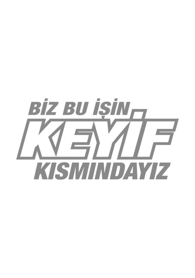 30 X 14 Cm Biz Bu Işin Keyif Kısmındayız Oto Cam Sticker Araba Sticker Gri