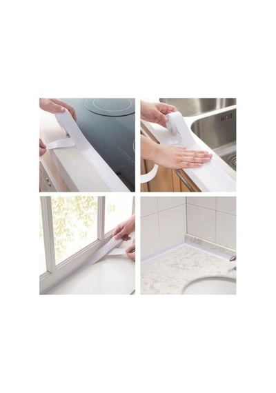 Hubrendy Çer Su Sızdırmaz Bant Lavabo Küvet Kenar Bandı 4 Cm