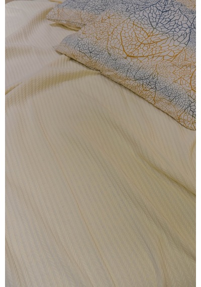 Sofline %100 Pamuk Çift Kişilik Yazlık Örgü Pike, Yatak Örtüsü, Terletmez Kumaş 240x200cm Krem