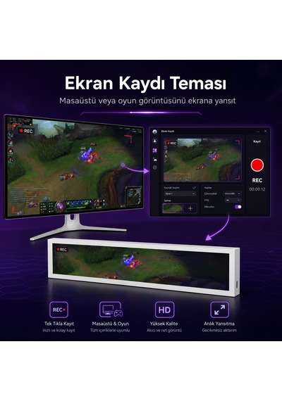 9.2 İnç Kasa İçi Ips Ekran Beyaz Renk