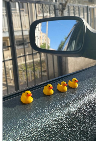 Mini Ördek Araç Içi Süsü, Masa Dekoru, Tatlı Dekor, Klima Süsü, Minik Dekor, Göğüs Süsü 1 Adet Ördek - 807914069
