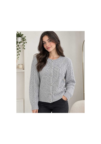 Youknitwear You Lounge Triko Hırka Gri