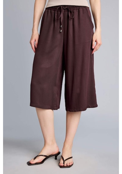 Defacto Yüksek Bel Crop Fit Kahverengi Belmando Kapri I6798az26smbn340 Kahve-bn340