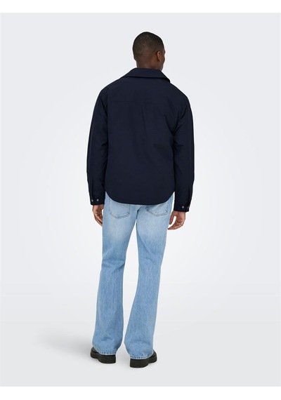 Only & Sons Onsdavıd Lıfe Padded Overshırt Otw Erkek Mavi Ceket - 22036739