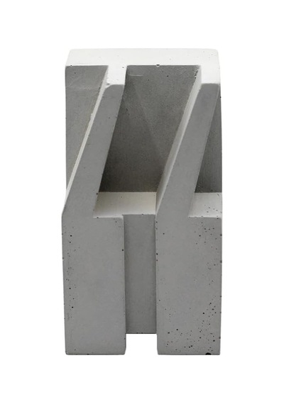 Brüt Beton Kitap Desteği & Kitap Tutucu