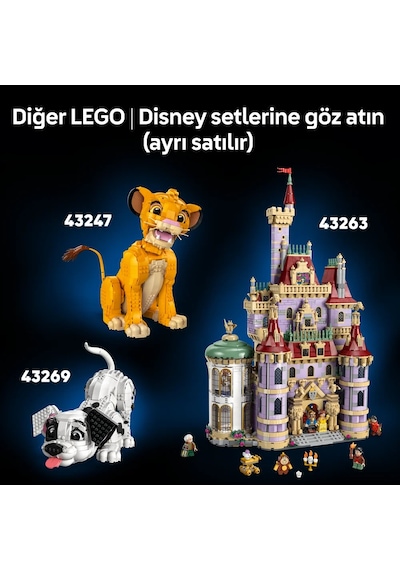 LEGO® ǀ Disney ve Pixar WALL-E ve EVE 43279 - Yetişkinler için Animasyon Film Temalı Koleksiyonluk Model Yapım Seti (811 Parça)