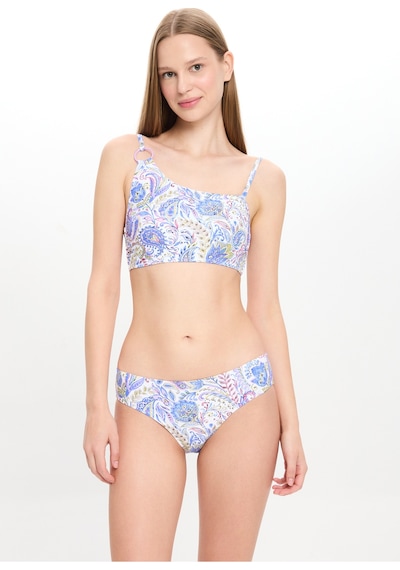 Toosalty Kadın Şal Desen Dokulu Tek Omuz Bikini Takımı 25sw012st Çok Renkli
