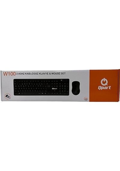 Qparts Qpart W100 2.4 Ghz Kablosuz Klavye & Mouse Set