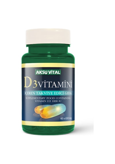 Aksu Vital Vitamin D3 60 Softjel