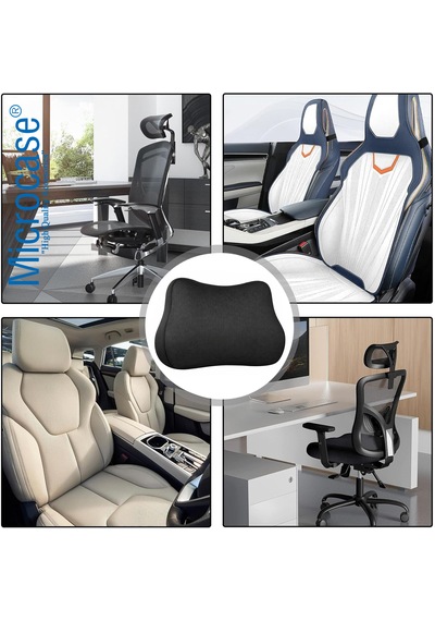Microcase Ortopedik Memory Foam Nefes Alabilen Kumaş Oto Ve Koltuk Sırt Dayama Minderi Al5520