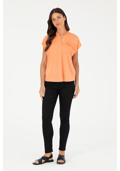 U.S. Polo Assn. Kadın Siyah Toothpick Fit Kanvas Pantolon 50281692-VR046