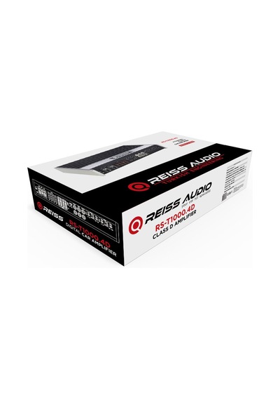 Reıss Audıo Rs-t1000.4d 250watts X 4ch 4 Ohms Rms