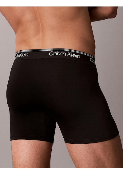 Calvin Klein Erkek 3'lü Brief Boxer Seti-15041 Siyah