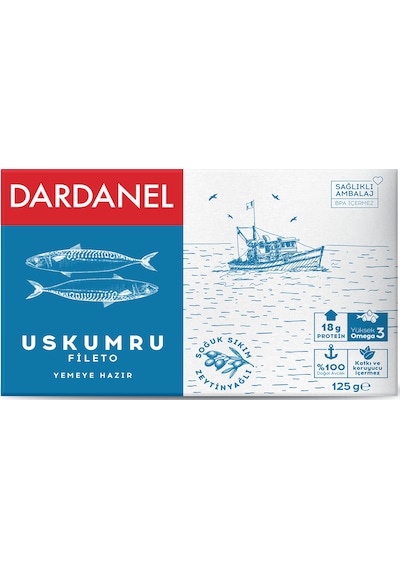 Dardanel Uskumru Fileto 125 G