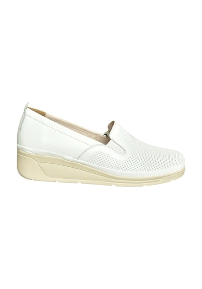 Fox Shoes U555024303 Beyaz Hakiki Deri Günlük Kadın Ayakkabı Beyaz-hakiki Deri
