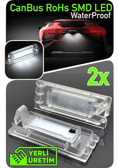 Renault Modus / Grand Modus Canbus Led Plaka Aydınlatma Ledi Lambası