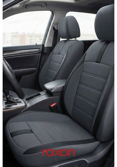 Fiat Egea Hatchback Neptune Series 2+1 Uyumlu Tay Tüyü Oto Koltuk Kılıfı - Premium Şık Ve Konforlu Tasarım Açık Gri