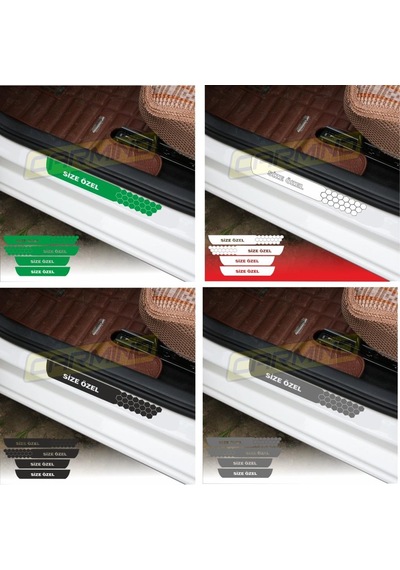 Size Özel Petek Kapı Eşiği Oto Sticker