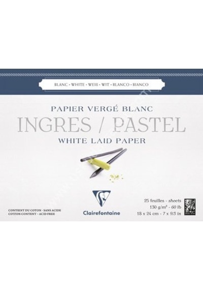 Clairefontaine İngres Pastel Blok 18x24 25 Yaprak. 130gr - 96481c