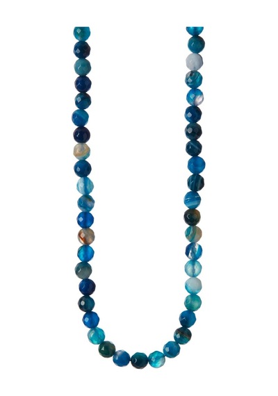 Stoneage Jewellery Mavi Akik Kendine Güven Kadın Kolye Turkuaz