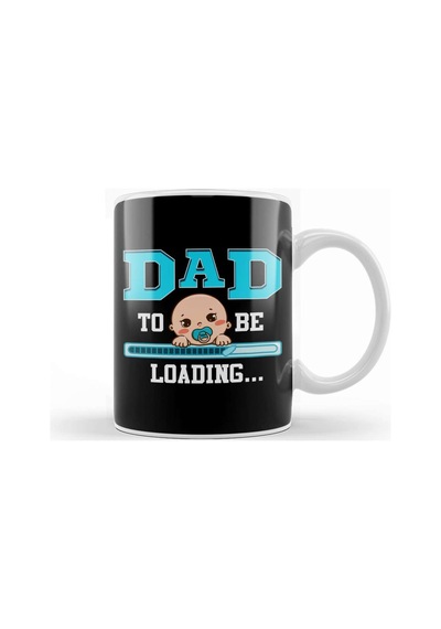 Cute Dad To Be Loading New Father Newborn Baby Kupa Bardak Porselen Karışık
