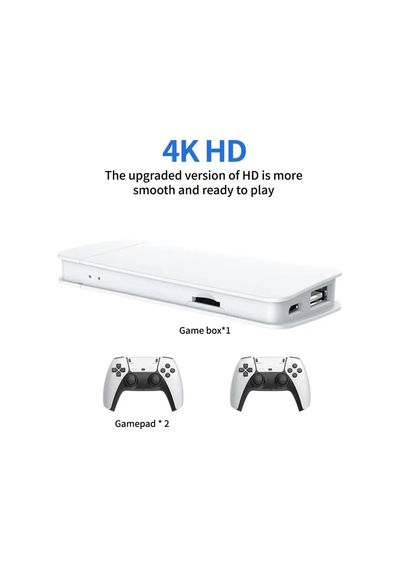 Hd 4k Oyun Konsolu 2.4ghz Tv Game Pad Wireless Oyun Kolu Çift Kol Tv Oyun Konsolu