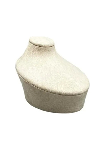 Yerli Üretim Yerde Model Sardunya Kumaş Krem Renk Boy 12 Cm En 14 Cm Kolye Takı Mankeni Çok Renkli