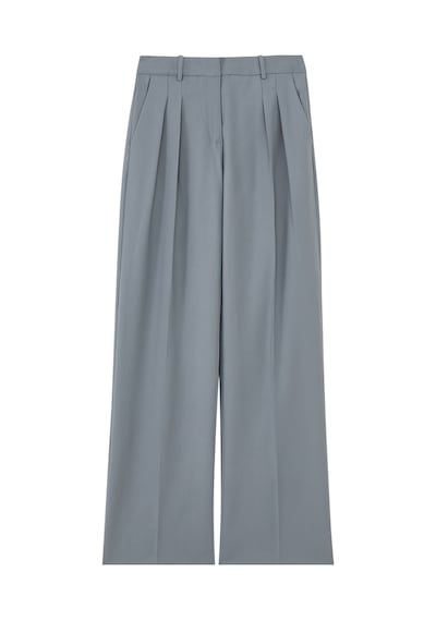 Loulou Studio Modern Kesim Pantolon Gri