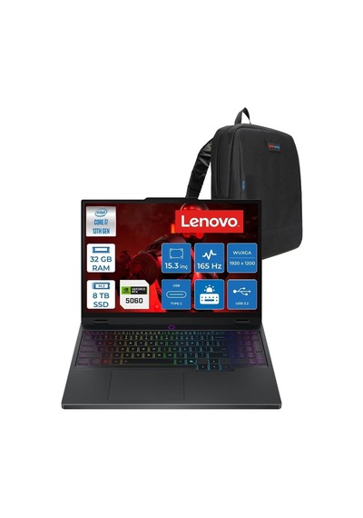 Lenovo Legion 5 15IRX10 83LY00B7TRF51 i7-13650HX 32 GB 8 TB SSD 15.3" W11P Dizüstü Bilgisayar